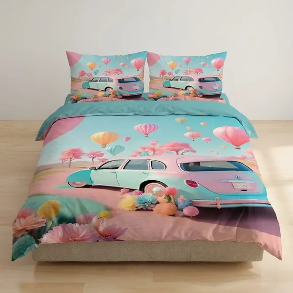 7D_Digital_Print_Glace_Cotton_Double_Bed_King_Size_With_Flat_Double_Bedsheet_&_2_Pillow_Covers_|_Soft_Lightweight_All_Season_Bedding_Set__90X100