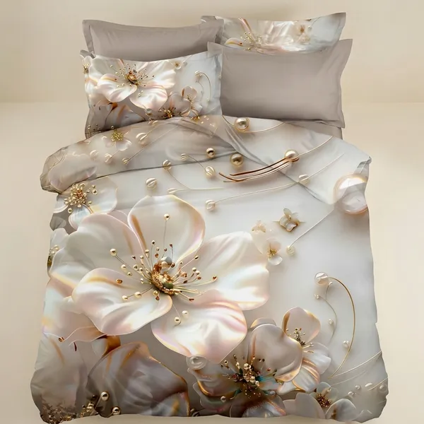 7D_Digital_Print_Glace_Cotton_Double_Bed_King_Size_With_Flat_Double_Bedsheet_&_2_Pillow_Covers_|_Soft_Lightweight_All_Season_Bedding_Set__90X100