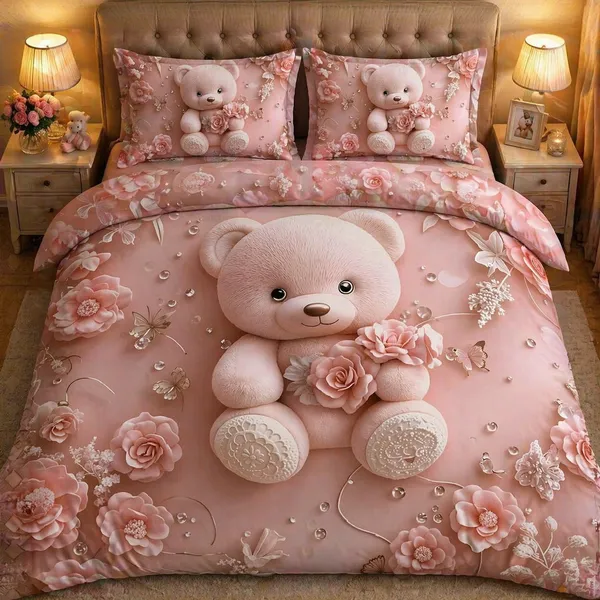 7D_Digital_Print_Glace_Cotton_Double_Bed_King_Size_With_Flat_Double_Bedsheet_&_2_Pillow_Covers_|_Soft_Lightweight_All_Season_Bedding_Set__90X100