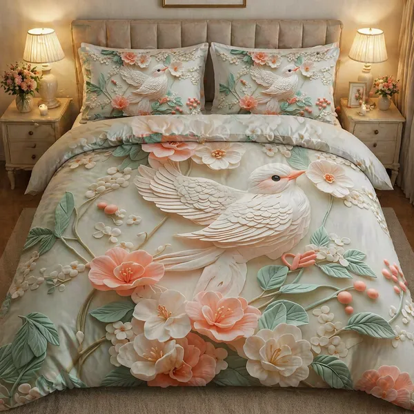 7D_Digital_Print_Glace_Cotton_Double_Bed_King_Size_With_Flat_Double_Bedsheet_&_2_Pillow_Covers_|_Soft_Lightweight_All_Season_Bedding_Set__90X100
