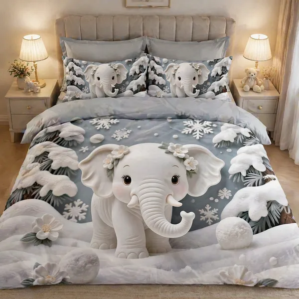 7D_Digital_Print_Glace_Cotton_Double_Bed_King_Size_With_Flat_Double_Bedsheet_&_2_Pillow_Covers_|_Soft_Lightweight_All_Season_Bedding_Set__90X100
