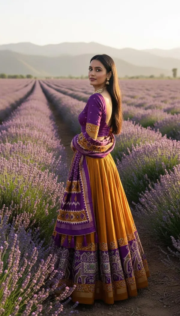 Yellow_Dola_Silk_Patola_Foil_Print_Flared_Lehenga_Choli_For_Women
