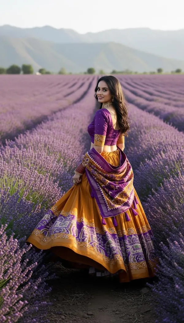 Yellow_Dola_Silk_Patola_Foil_Print_Flared_Lehenga_Choli_For_Women