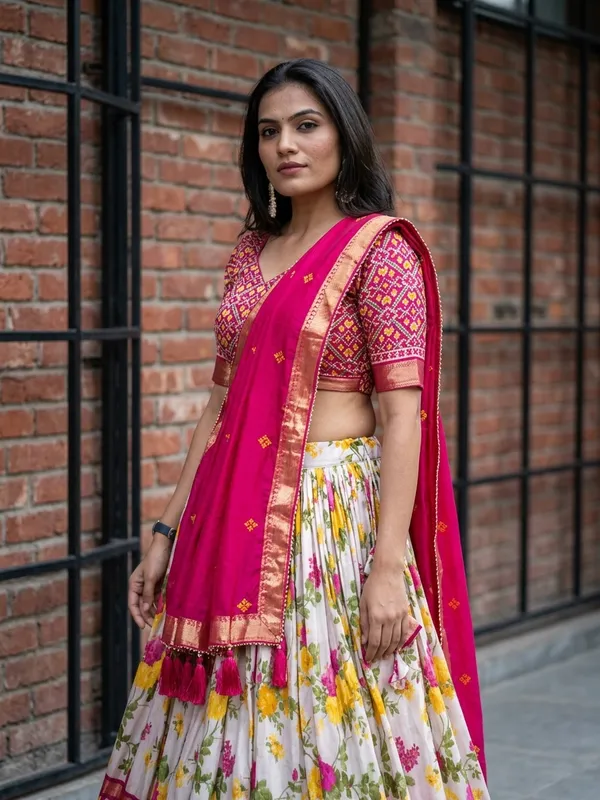 Pink_Dola_Silk_Patola_Print_Lehenga_Choli_For_Women