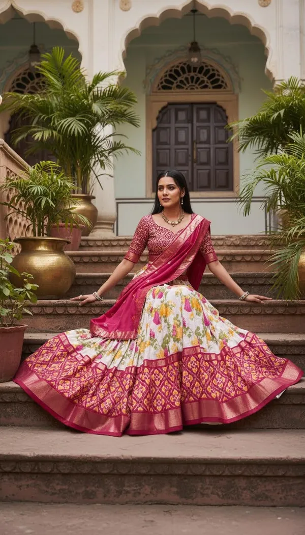 Pink_Dola_Silk_Patola_Print_Lehenga_Choli_For_Women