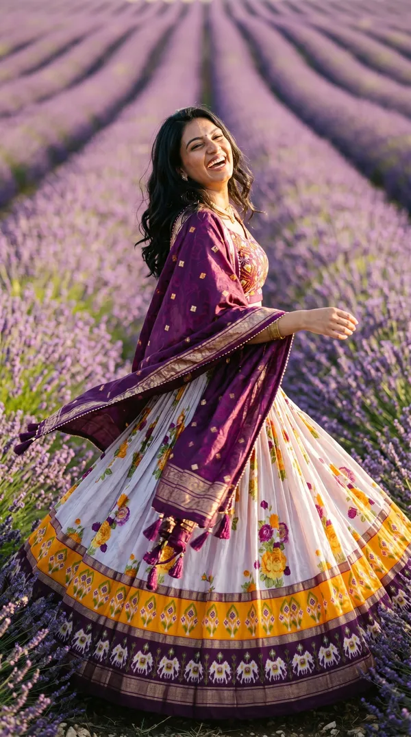 Wine_Dola_Silk_Patola_Print_Lehenga_Choli_For_Women