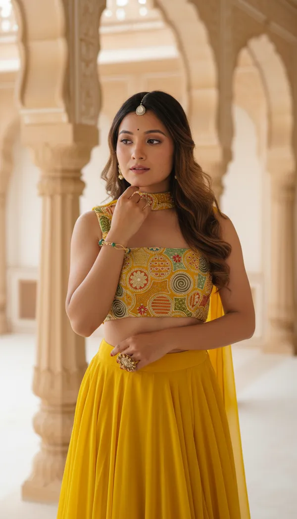 Yellow_Fox_Georgette_Embroidered_Fully_Flared_Lehenga_Choli_For_Women