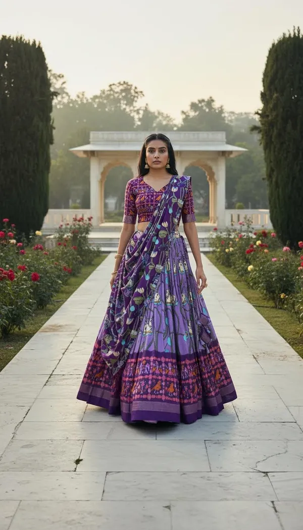 Lavender_Dola_Silk_Patola_Foil_Print_A-Line_Lehenga_Choli_For_Women