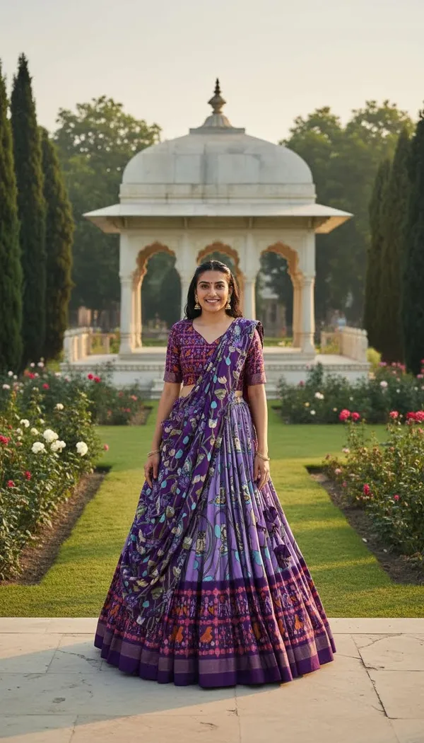 Lavender_Dola_Silk_Patola_Foil_Print_A-Line_Lehenga_Choli_For_Women