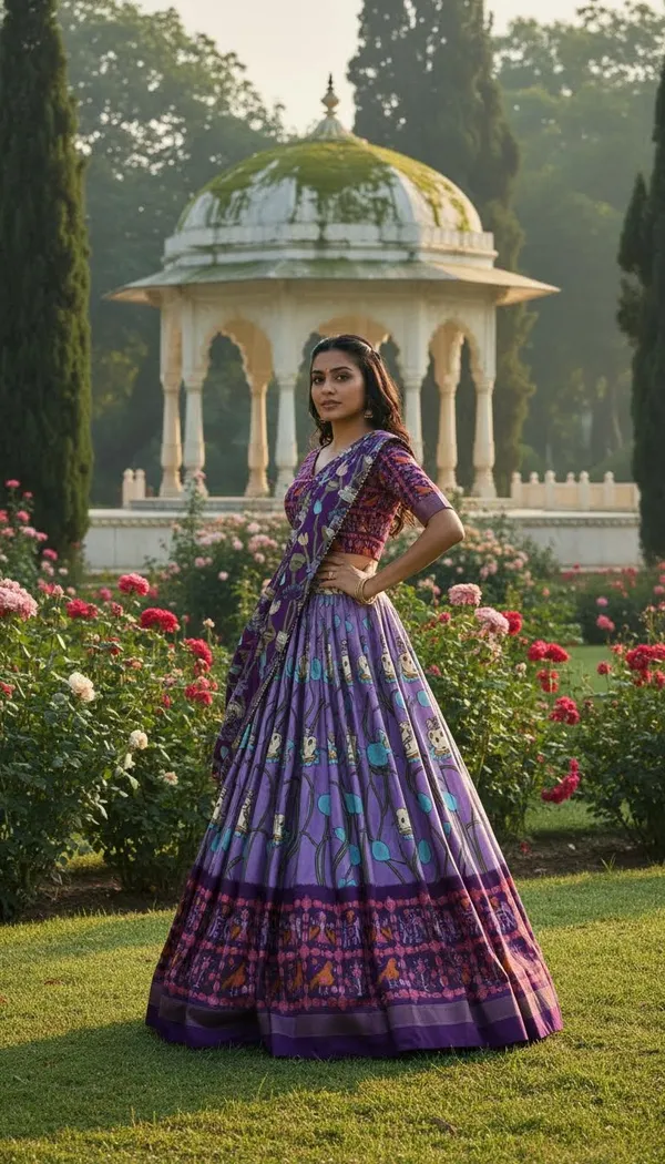 Lavender_Dola_Silk_Patola_Foil_Print_A-Line_Lehenga_Choli_For_Women