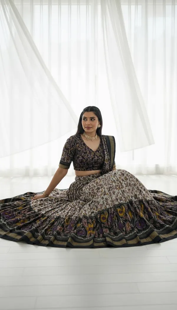 Black_Dola_Silk_Patola_Foil_Print_Lehenga_Choli_For_Women