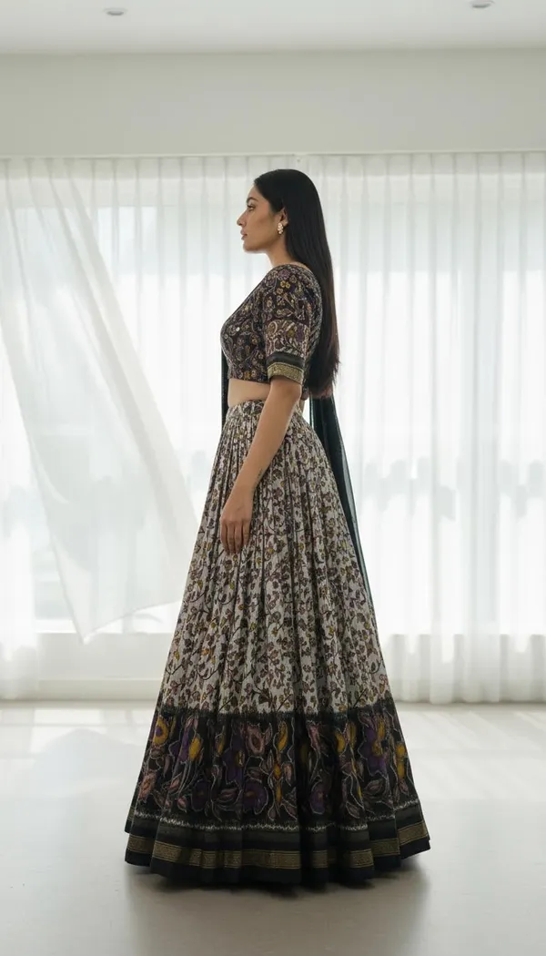 Black_Dola_Silk_Patola_Foil_Print_Lehenga_Choli_For_Women