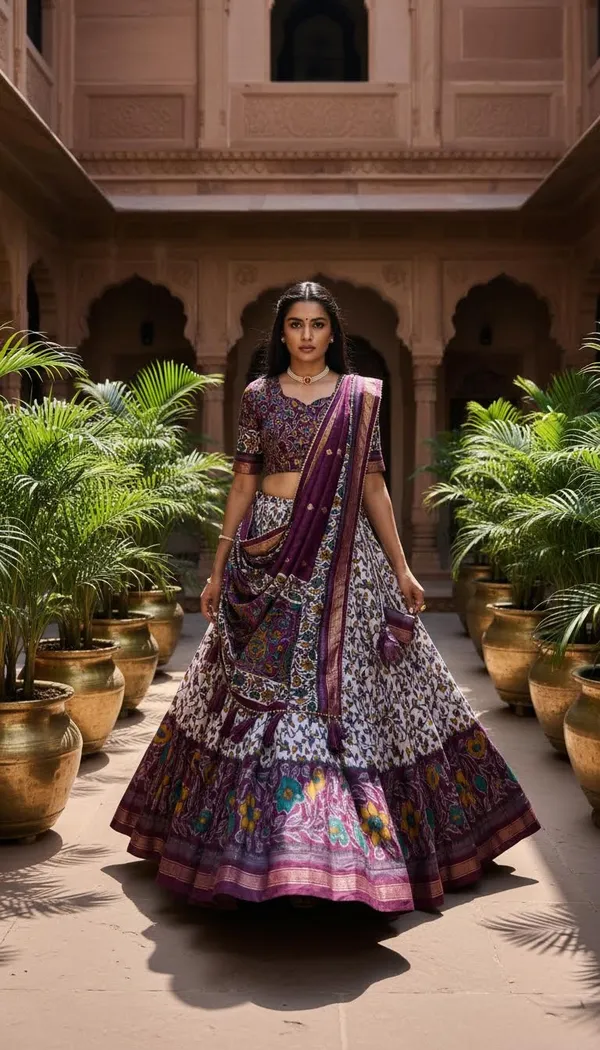 Purple_Dola_Silk_Patola_Foil_Print_Lehenga_Choli_For_Women