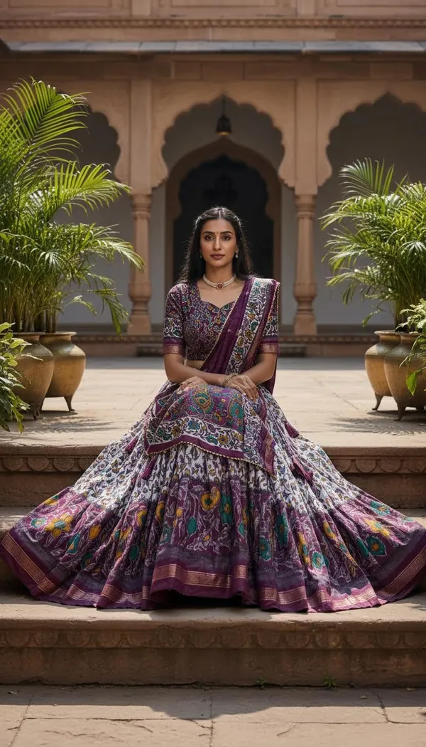 Purple_Dola_Silk_Patola_Foil_Print_Lehenga_Choli_For_Women