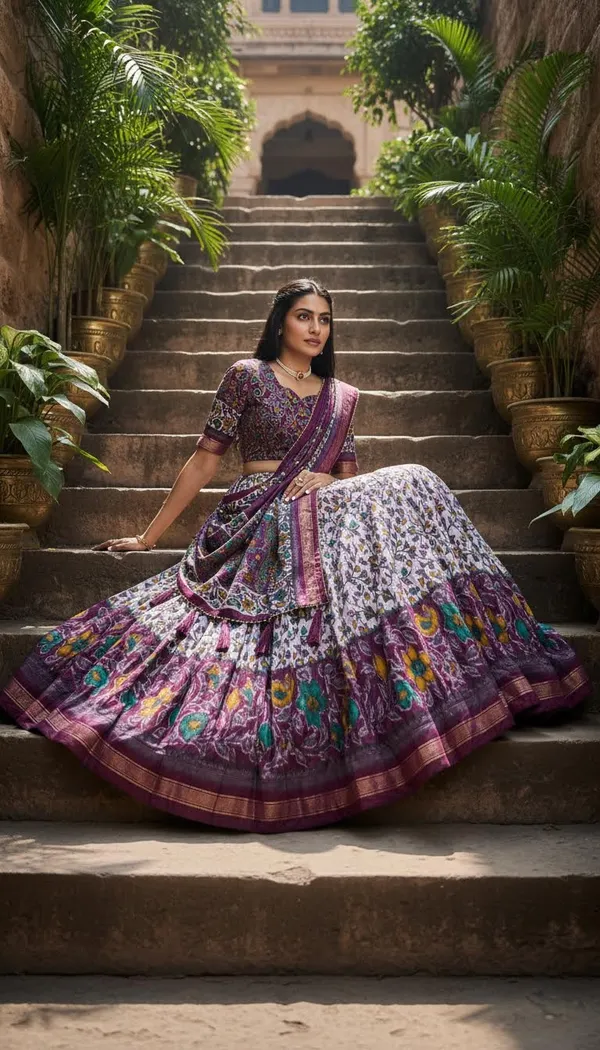 Purple_Dola_Silk_Patola_Foil_Print_Lehenga_Choli_For_Women