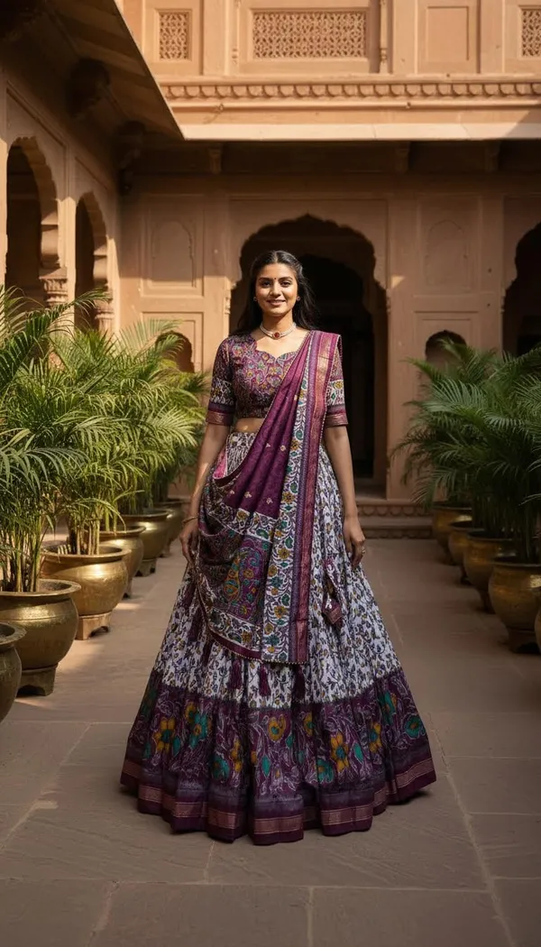 Purple_Dola_Silk_Patola_Foil_Print_Lehenga_Choli_For_Women