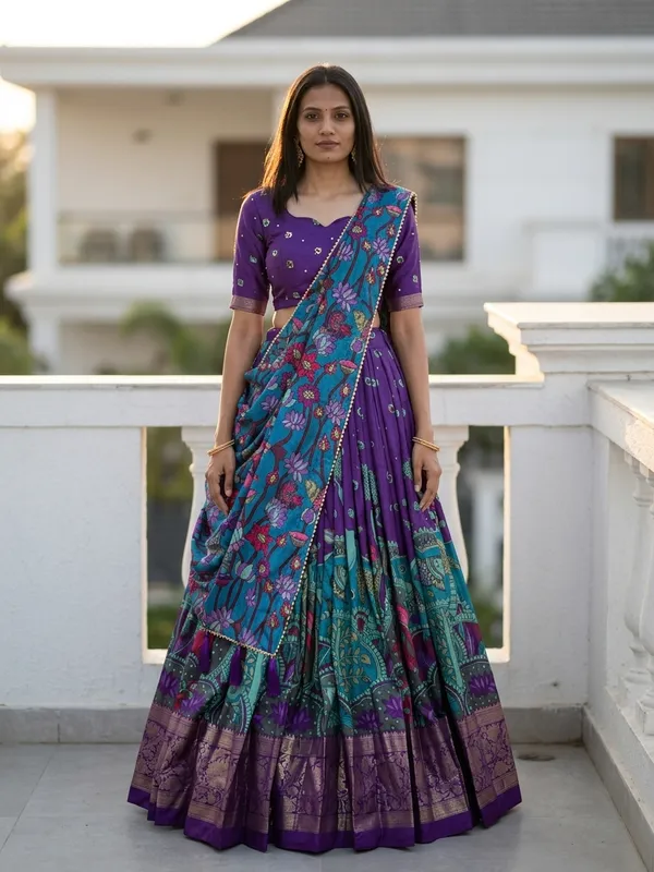 Purple_Dola_Silk_Patola_Foil_Print_Lehenga_Choli_For_Women