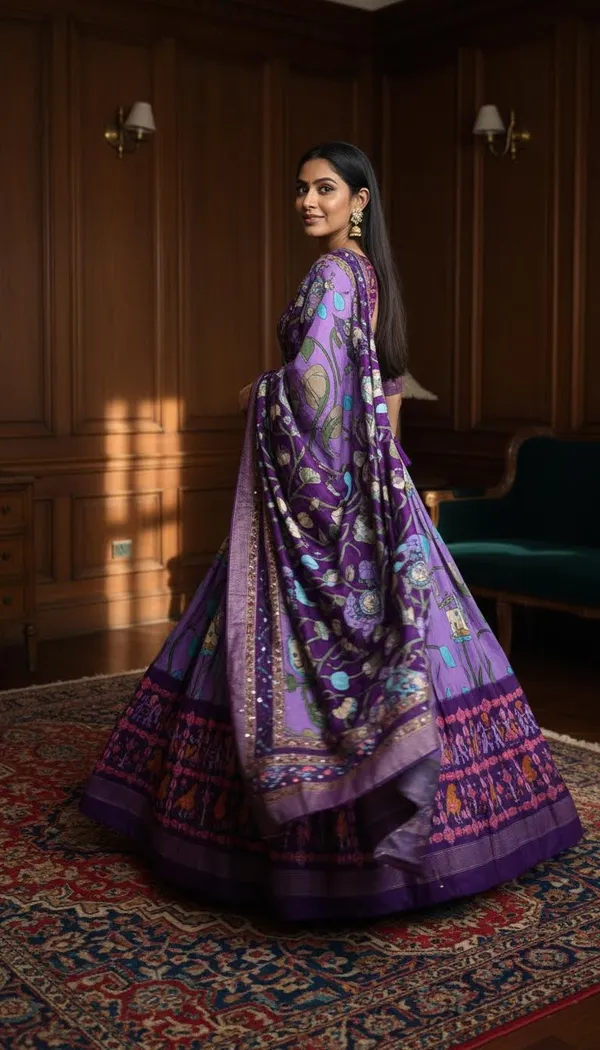 Lavender_Dola_Silk_Patola_Print_Lehenga_Choli_For_Women
