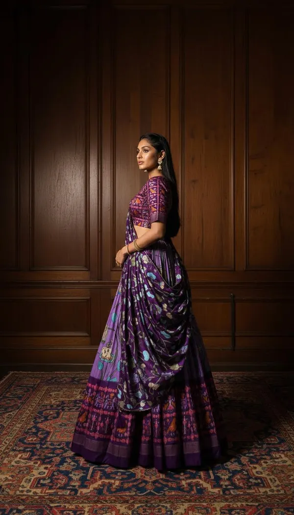 Lavender_Dola_Silk_Patola_Print_Lehenga_Choli_For_Women
