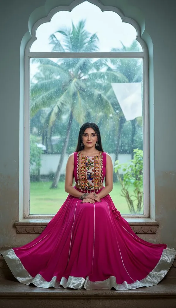 Pink_Rayon_Gamthi_Work_Lehenga_Choli_For_Women