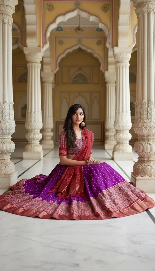 Purple_Dola_Silk_Patola_Foil_Print_Lehenga_Choli_For_Women