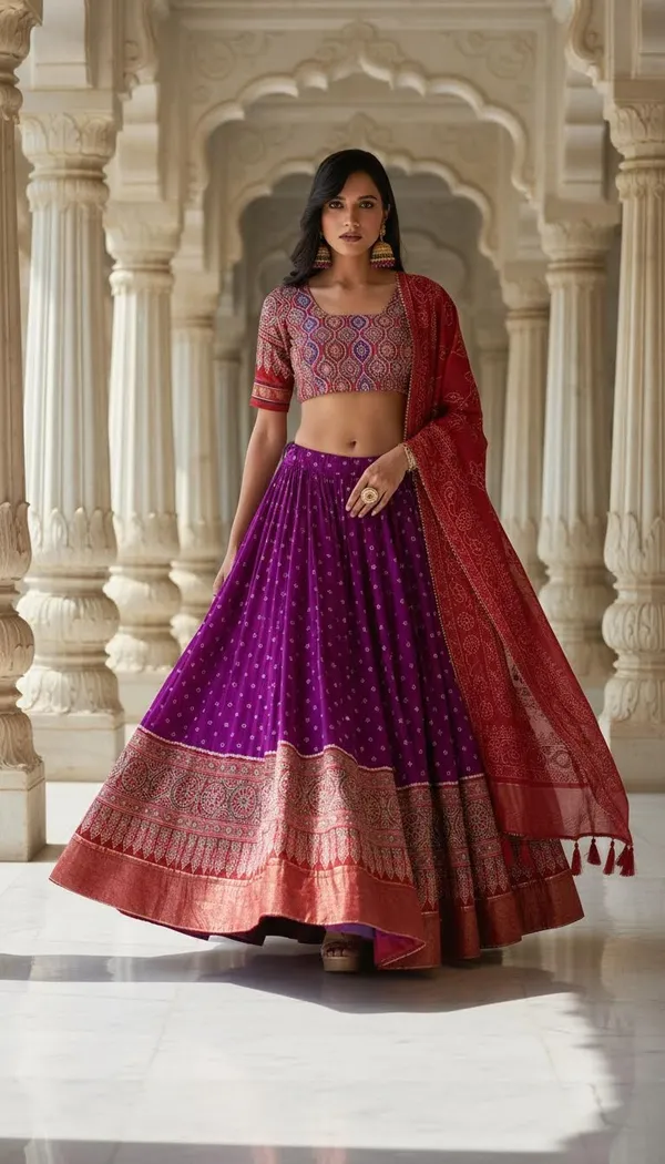Purple_Dola_Silk_Patola_Foil_Print_Lehenga_Choli_For_Women