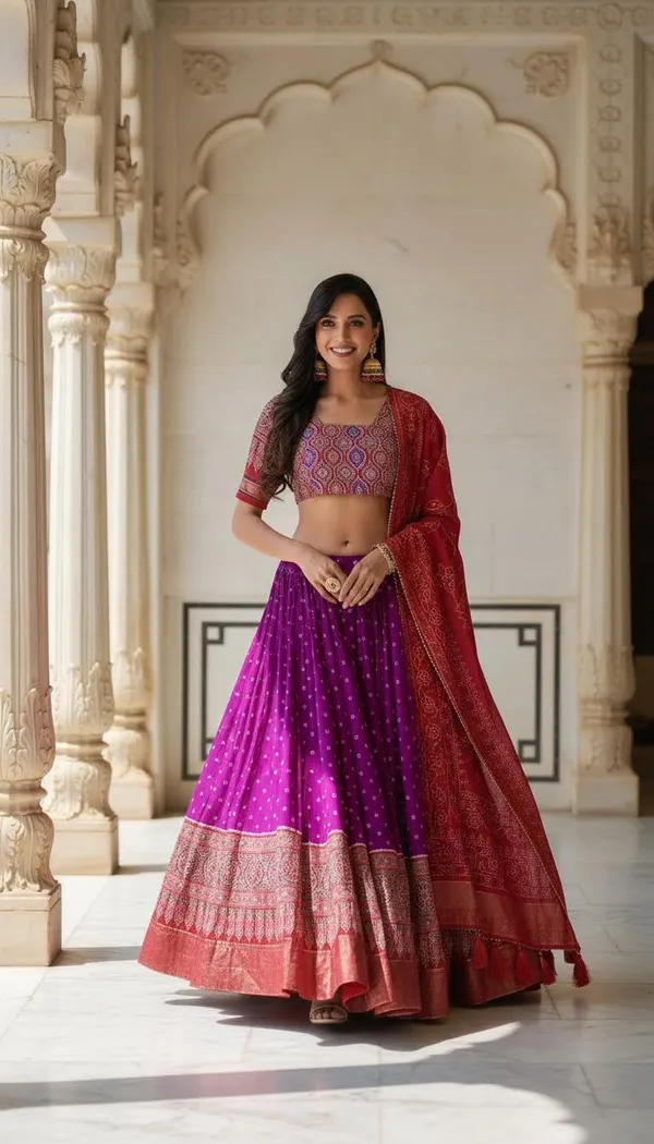 Purple_Dola_Silk_Patola_Foil_Print_Lehenga_Choli_For_Women