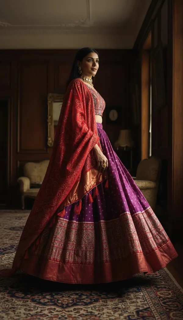 Purple_Dola_Silk_Patola_Foil_Print_Lehenga_Choli_For_Women