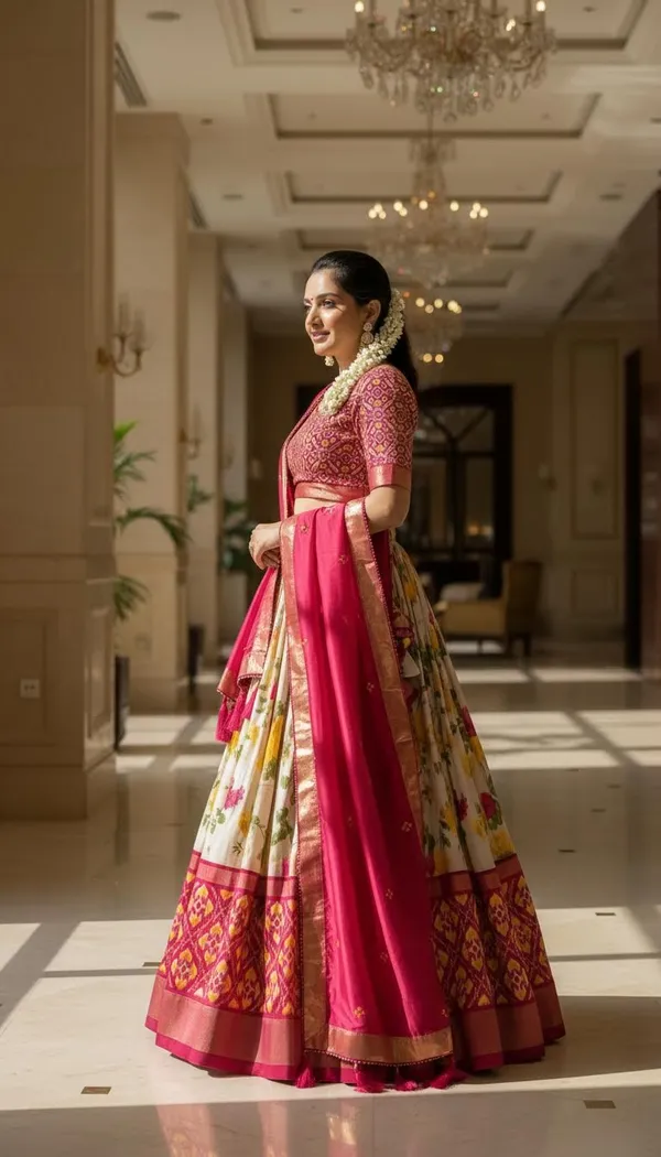 Pink_Dola_Silk_Patola_Foil_Print_Lehenga_Choli_For_Women