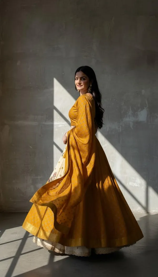 Yellow_Dola_Silk_Jacquard_Lehenga_Choli_For_Women