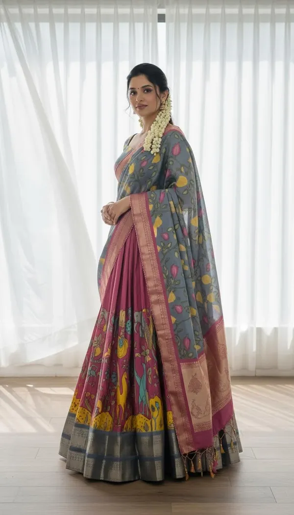 Pink_Dola_Silk_Patola_Print_Foil_Work_Lehenga_Choli_For_Women