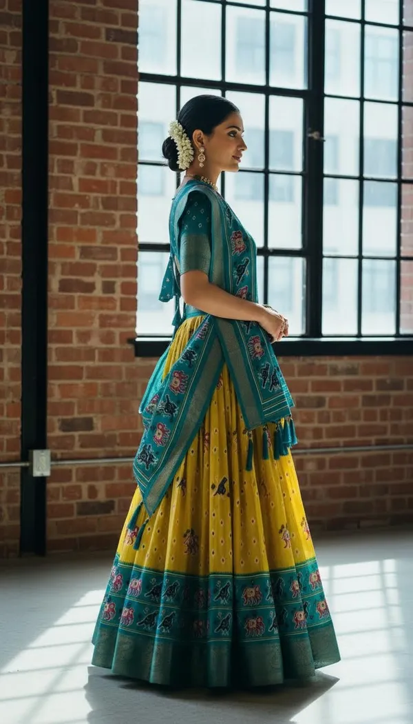 Yellow_Dola_Silk_Jacquard_Jari_Lehenga_Choli_For_Women