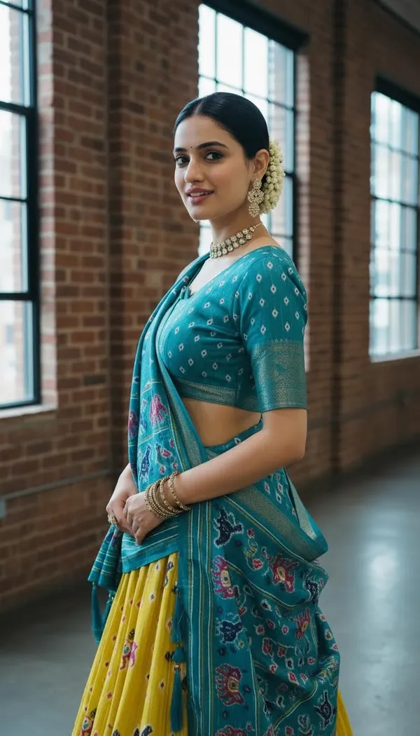 Yellow_Dola_Silk_Jacquard_Jari_Lehenga_Choli_For_Women