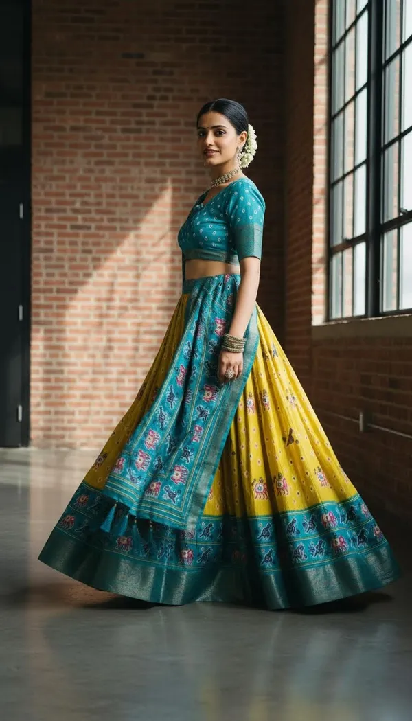 Yellow_Dola_Silk_Jacquard_Jari_Lehenga_Choli_For_Women