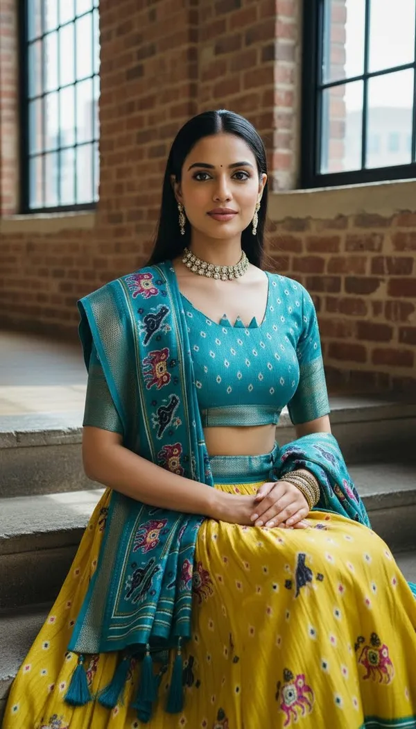 Yellow_Dola_Silk_Jacquard_Jari_Lehenga_Choli_For_Women