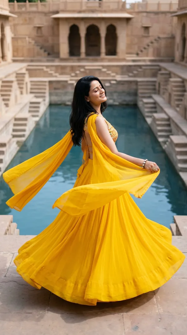 Yellow_Fox_Georgette_Embroidered_Flared_Lehenga_Choli_For_Women
