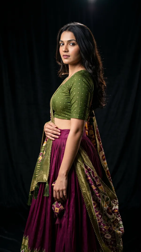 Purple_Dola_Silk_Patola_Print_Foil_Work_Lehenga_Choli_For_Women
