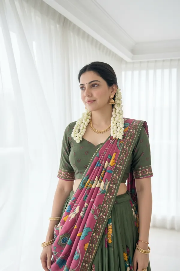 Green_Dola_Silk_Patola_Print_Foil_Work_Lehenga_Choli_For_Women