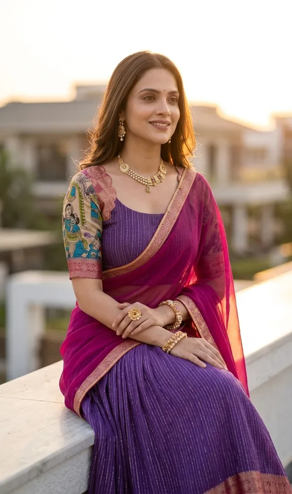 Purple_Dola_Silk_Patola_Print_Foil_Work_Lehenga_Choli_For_Women