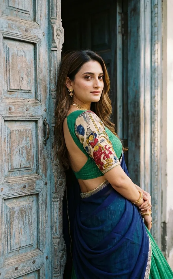 Rama_Green_Dola_Silk_Patola_Print_Foil_Work_Lehenga_Choli_For_Women