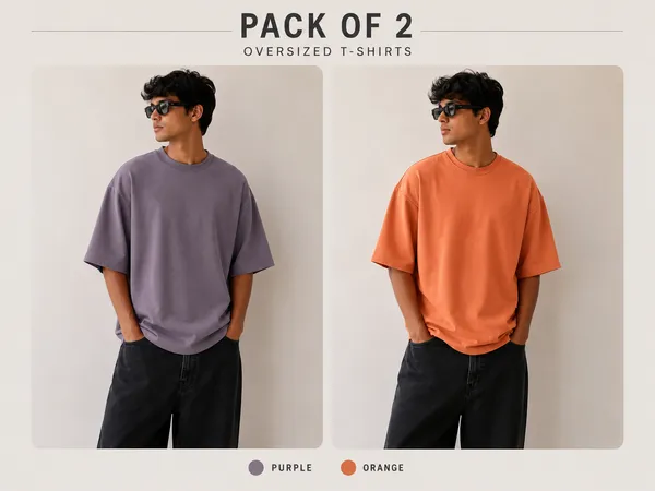 Ink_Grey_And_Rust_Cotton_T_Shirt_For_Men