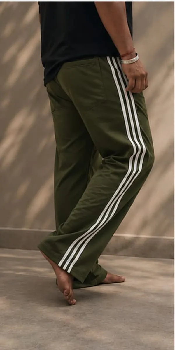 Olive_Nylon_Stretch_Lower_For_Men