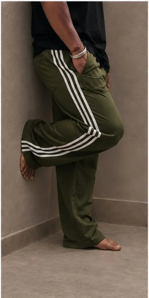 Olive_Nylon_Stretch_Lower_For_Men