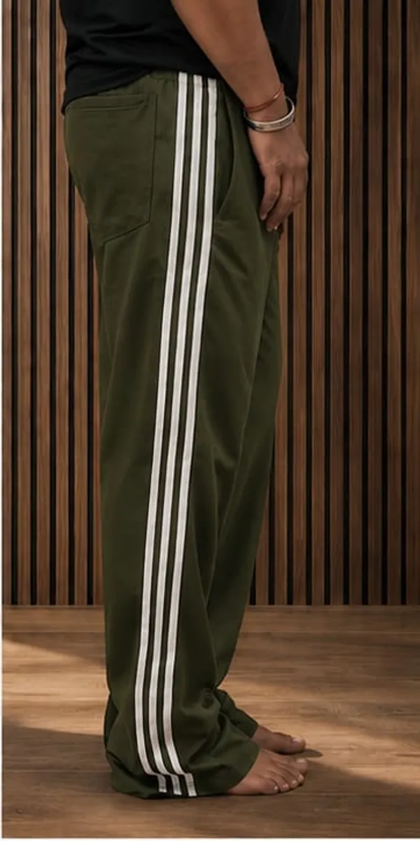 Olive_Nylon_Stretch_Lower_For_Men