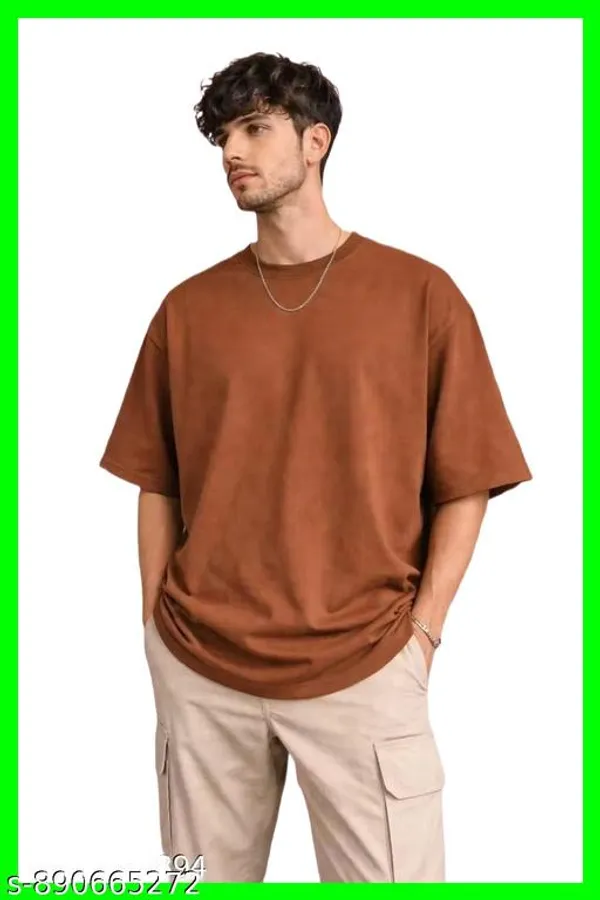 Brown_Cotton_T_Shirt_For_Men