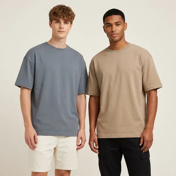 Brown_And_Grey_Cotton_T_Shirt_For_Men