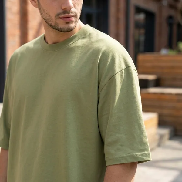 Light_Green_Cotton_T_Shirt_For_Men