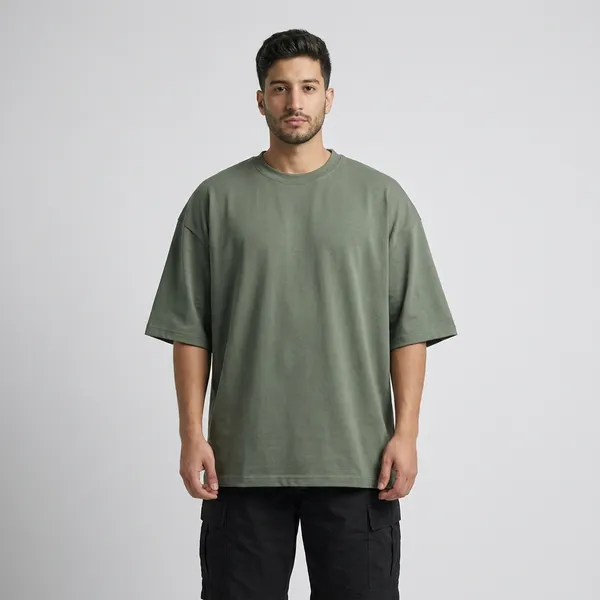 Green_Cotton_T_Shirt_For_Men