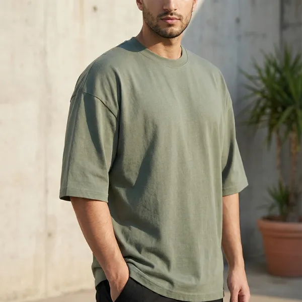 Green_Cotton_T_Shirt_For_Men