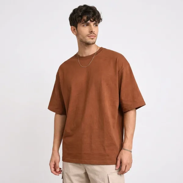 Brown_Cotton_T_Shirt_For_Men